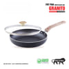 Jaipan Granito Fry Pan with Glass Lid - 240mm