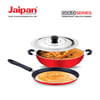 Gift Jaipan Non Stick 2pcs Gift Set- Gold Series 2.6mm Dosa Tawa 250 mm + Kadhai 220 mm with Lid