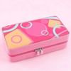 Buy Jewellery Box With Mirror - Zip Closure - Pink - Single Piece