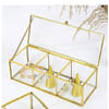 Shop Jewellery Organizer - 3 Slots - Glass - Single Piece