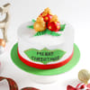 Gift Jingle Bell Semi Fondant Cake (2 kg)