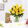 Joyful Blooms And Chocolate Bliss Combo Online