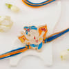 Gift Joyful Ganesha Rakhi And Besan Laddoo