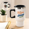 Jugaad Kar Lenge Personalized Travel Mug