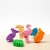 Jumbo Bird Shaped Crayons Set Of 6