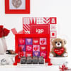 Just For You Teddy And Chocolates Combo Online
