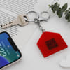 Buy Just Love Personalized QR Code Keychain