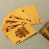 Gift Kaju Katli with Gold Plated Playing Cards and Pistachios in Gift Box