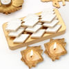 Kaju Katli With Set Of 2 Diyas Diwali Gift Set Online