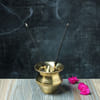 Kalash Agarbatti Stand in Golden Brass Finish Online