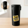 Kha Ke Jaaunga Personalized Black Vacuum Insulated Mug
