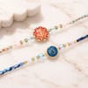 Gift Khanda and Ek Onkar Designer Rakhi Set of 2