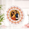 Khushiyon Ki Diwali Personalized Sublimated Plate With Stand Online