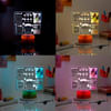 Buy Kids Personalized Planner Brown Base LED Lamp
