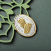 Shop King And Queen 999 Pure Silver Gold Plated Coins (5 gm+5 gm)