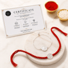 Gift King & Queen 925 Sterling Silver Rakhi Set