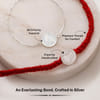 Buy King & Queen 925 Sterling Silver Rakhi Set