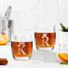King & Queen Personalized Whiskey Glasses Online