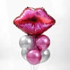 Gift KISS Foil Balloon Bouquet Stand