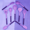 Kitchen Utensils Set - Silicone - Purple - Set Of 9 Online