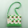 Gift Kites Print Canvas Sling Bag - Green