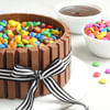 Shop Kitkat And M&M Cream Cake (1kg)