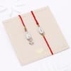 Shop Kodi Bhaiya Bhabhi 925 Sterling Silver Rakhi Set