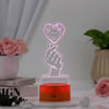 Gift Korean Heart Personalized LED Lamp