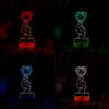 Shop Korean Heart Personalized LED Lamp