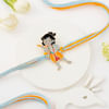 Gift Krishna Rakhi With Kaju Katli