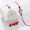 Gift Kundan Bhaiya Bhabhi Rakhi