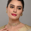 Gift Kundan Choker Necklace Set