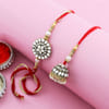 Kundan Pearl Bhaiya Bhabhi Rakhi Online