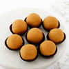 Shop Kundan Rakhi And Delicious Sweets Hamper