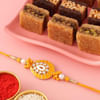 Kundan Rakhi N Sweet Kunafa Hamper Online