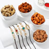 Kundan Rakhis With Dry Fruits Online