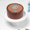 Shop Labubu Love Chocolate Photo Cake - Blue