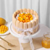 Ladyfinger Biscuit Mango Cake (Half Kg) Online