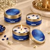 Gift Lapis Lazuli Tin Stone Candles - Set of 2