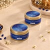Buy Lapis Lazuli Tin Stone Candles - Set of 2
