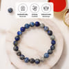 Gift Lapis Lazuli Wisdom and Focus Gemstone Bracelet Rakhi