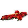 Large cross in red shades Online
