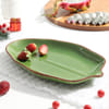 Large Green Ceramic Leaf Platter Online