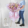 Shop Lavish Blooms Women's Day Bouquet With Metal Stand