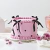 Gift Layers And Bow Cream Cake