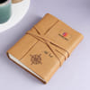Gift Leather DIary With Sleeves - Customized With Logo And Name
