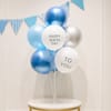Shop LED Happy Birthday Royal Blue Balloon Arrangement
