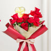 Gift LED Heart Light Bouquet with 6 Roses