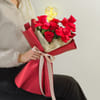 Buy LED Heart Light Bouquet with 6 Roses for Valentine's Day