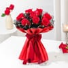 Gift LED Light Bouquet with 8 Red Roses